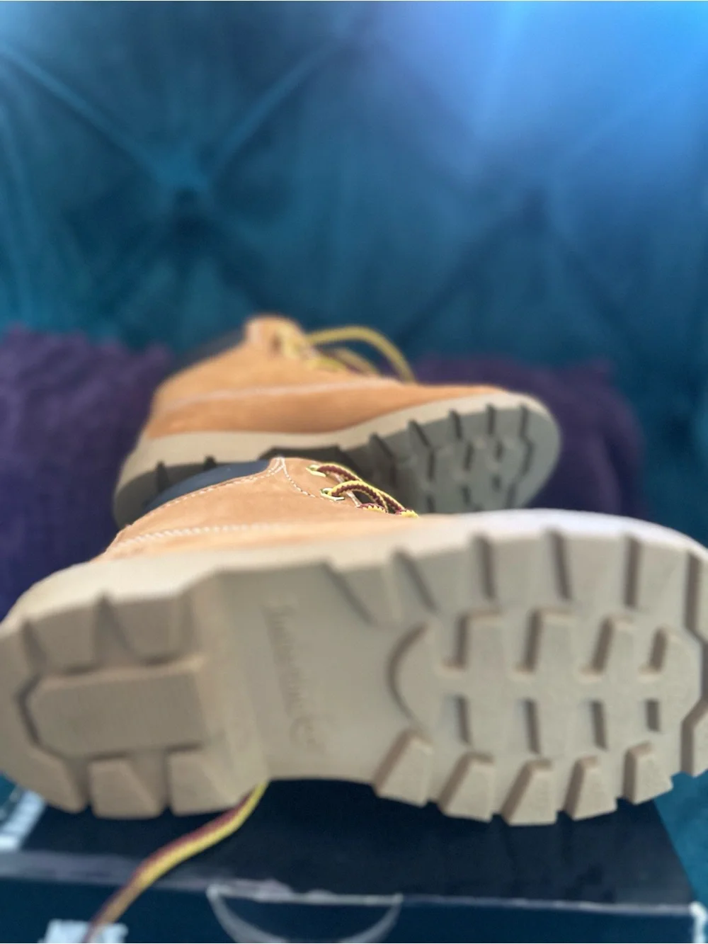 Timberland Kids Wheat/Tan Lace-Up Waterproof Boots